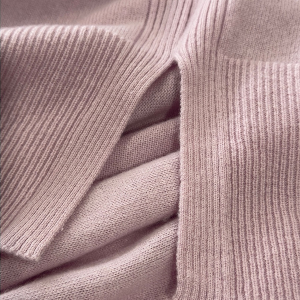 Pure Collection Soft Pink Open Cardigan - Picture 5 of 6